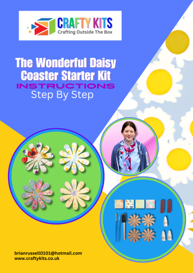 Daisy Coaster Kit Step by Step instructions all you need to create these wonderful Coasters  